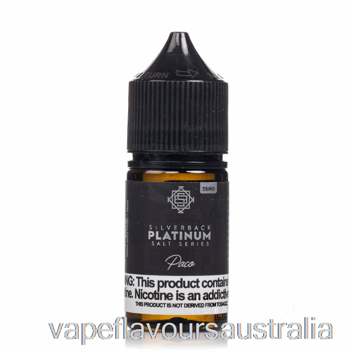 Vape Australia Paco - Silverback Platinum Series Salts - 30mL 25mg